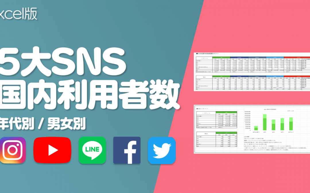 Summary of SNS users in Japan and the world