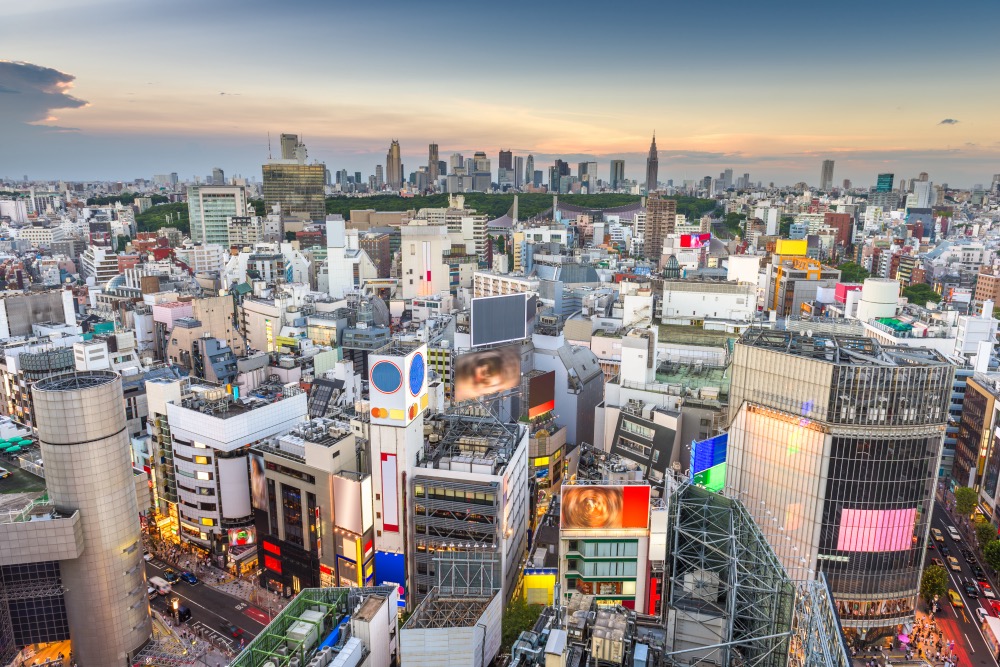 Tokyo over Shibuya Ward