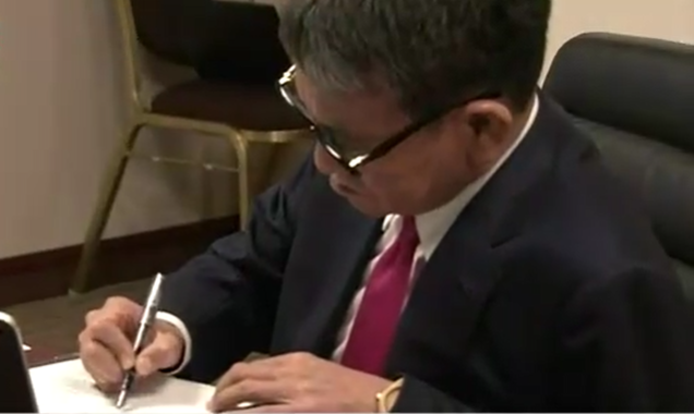 TaroKano Japan, Ukraine agree to promote govt. digitalization